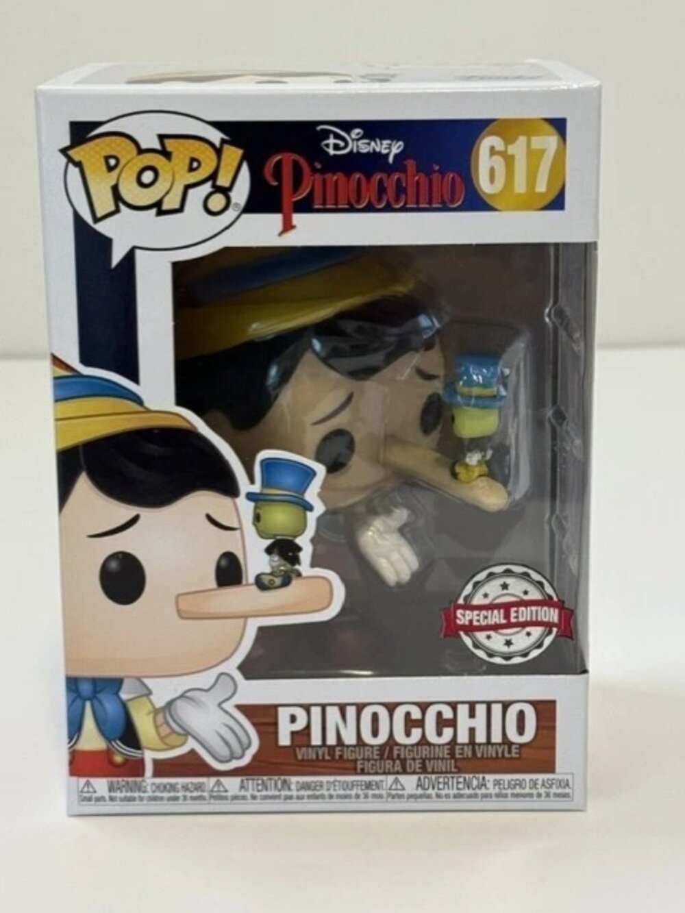 Funko Pop Pinocchio With Jiminy Cricket #617 - Special Edition